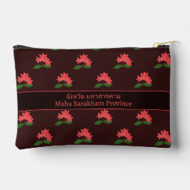 Ixora Coccinea, Blume Maha Sarakham (dunkel) Zubehörtasche