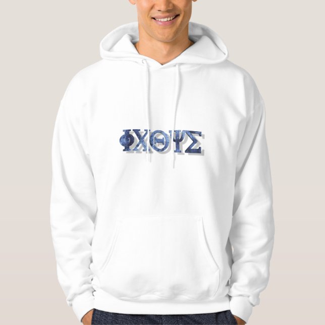 IXOYE 2 Blau 3D Hoodie (Vorderseite)