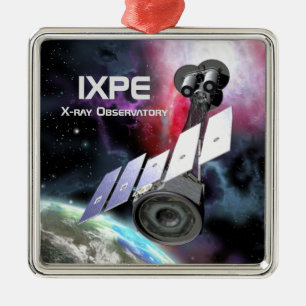 IXPE X-Ray Observatory Ornament Aus Metall