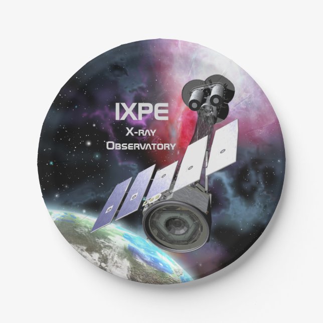 IXPE X-Ray Observatory Pappteller (Vorderseite)