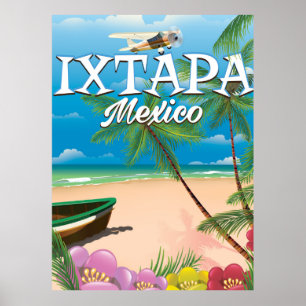 Ixtapa Mexico Strandposter Poster