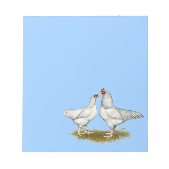 Ixworth Chickens Notizblock (Vorderseite)