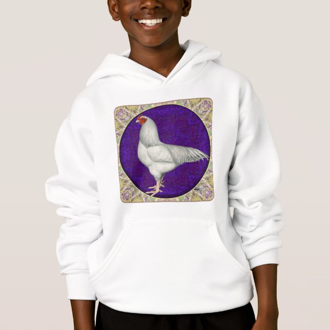 Ixworth Rooster Hoodie (Vorderseite)