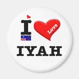 IYAH - I-Liebe Magnet