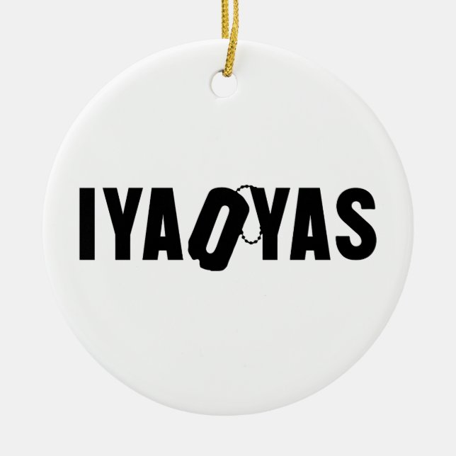 IYAOYAS KERAMIK ORNAMENT (Vorne)