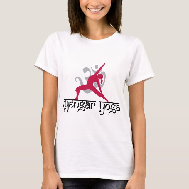 Iyengar Yoga-Pose T-Shirt (Vorderseite)