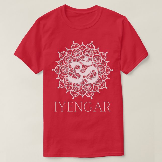 Iyengar Yoga Spirit Design T-Shirt (Design vorne)