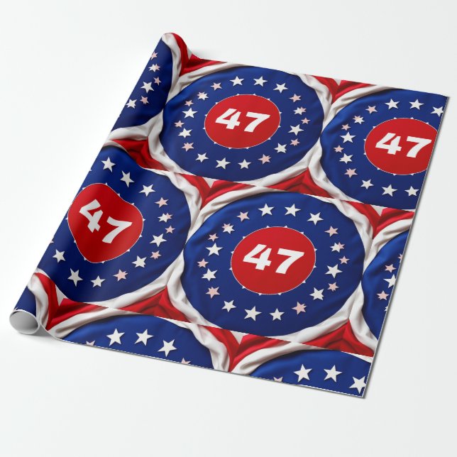 IYKYK Patriotic Wrapping Paper Geschenkpapier (Ungerollt)