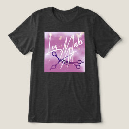 IYKYK Subtile Sapphische, wlw, Lez Make Art Schere Tri-Blend Shirt