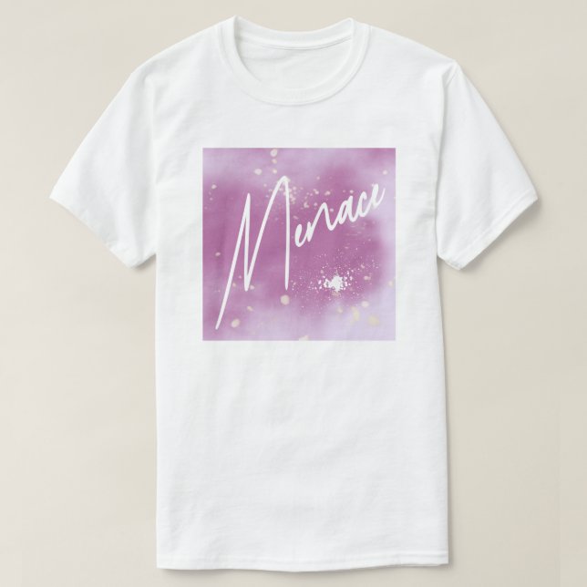 IYKYK Subtle Sapphic, wlw, Lavender Menace T-Shirt (Design vorne)
