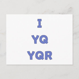 IYQYQR wie du bist Postkarte