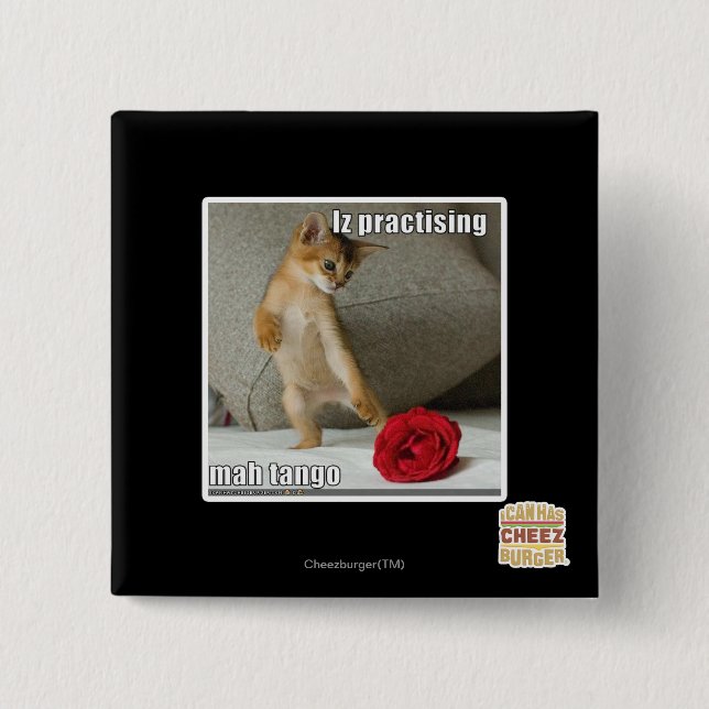 Iz, das Milliamperestunden-Tango übt Button (Vorderseite)