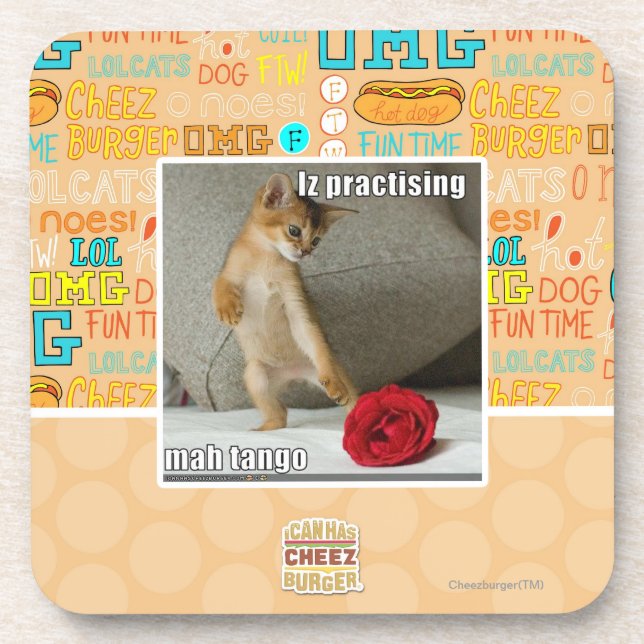 Iz, das Milliamperestunden-Tango übt Untersetzer (Vorderseite)