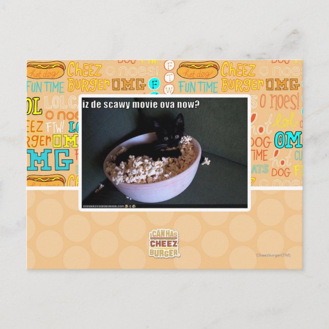 Iz de scawy Film ova jetzt? Postkarte (Vorderseite)