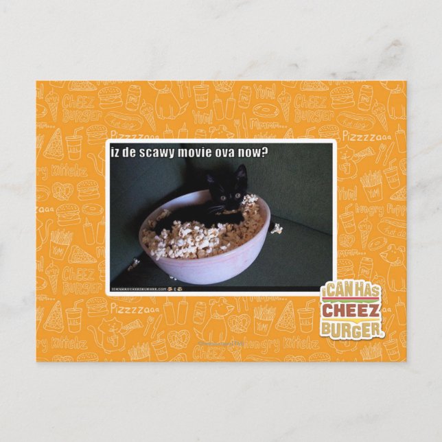 Iz de scawy Film ova jetzt? Postkarte (Vorderseite)