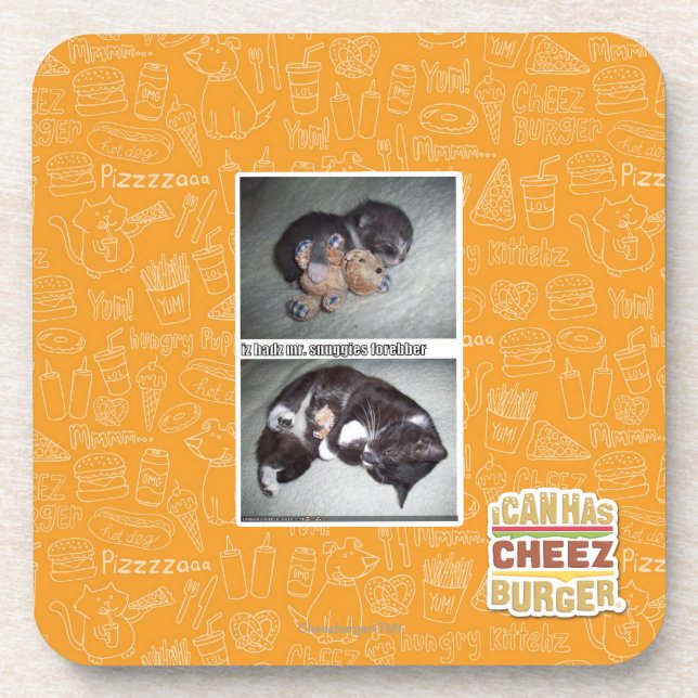 iz hadz Herr Snuggies Forebber Getränkeuntersetzer (Vorderseite)