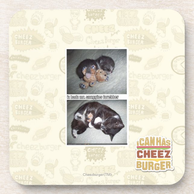 iz hadz Herr Snuggies Forebber Untersetzer (Vorderseite)