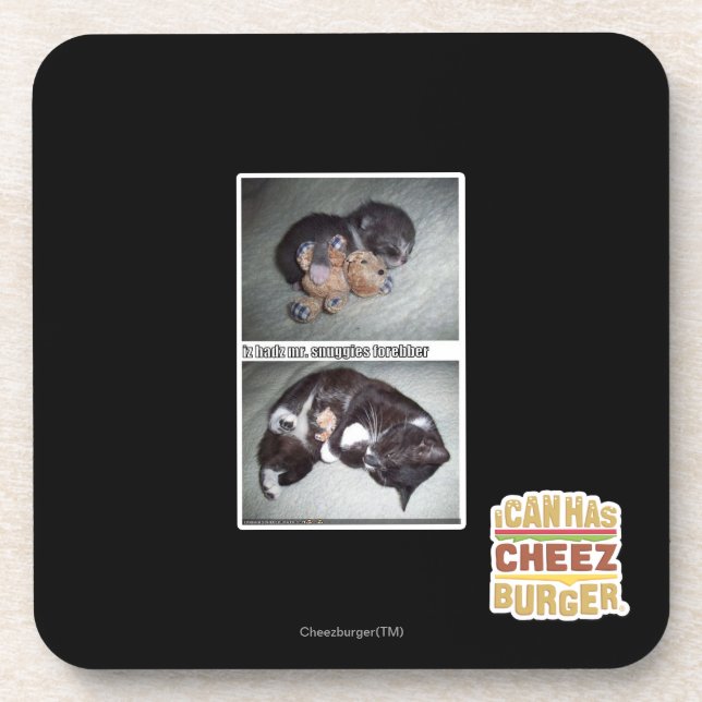 iz hadz Herr Snuggies Forebber Untersetzer (Vorderseite)