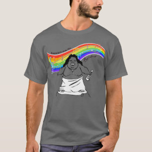 IZ Kamakawiwoole irgendwo über dem Regenbogen T-Shirt