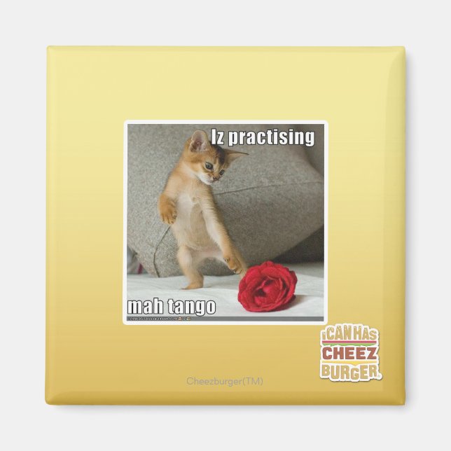 Iz übt Mah Tango Magnet (Vorne)