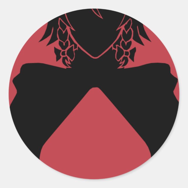 Izayoi Dynamics Logo-Sticker Runder Aufkleber (Vorderseite)