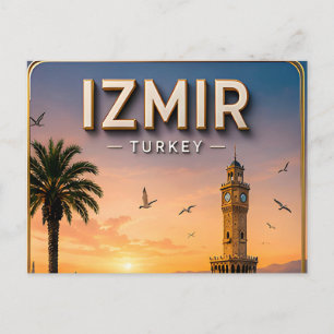 Izmir Türkei Ägäisches Meer Historische Küstenreis Postkarte