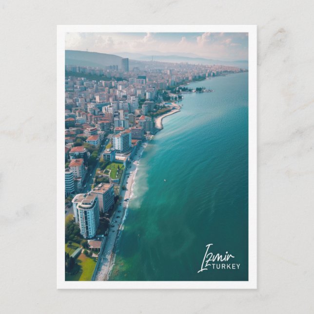 Izmir Turkey Reiseübersicht Postkarte (Vorderseite)