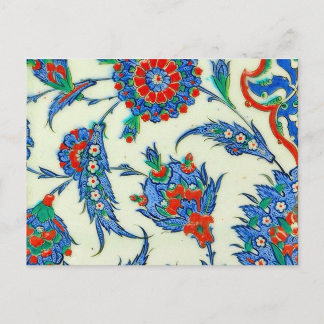 iznic Keramiken Postkarte (Vorderseite)