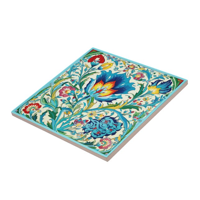 Iznik Breezy Meadow Fliese (Seite)