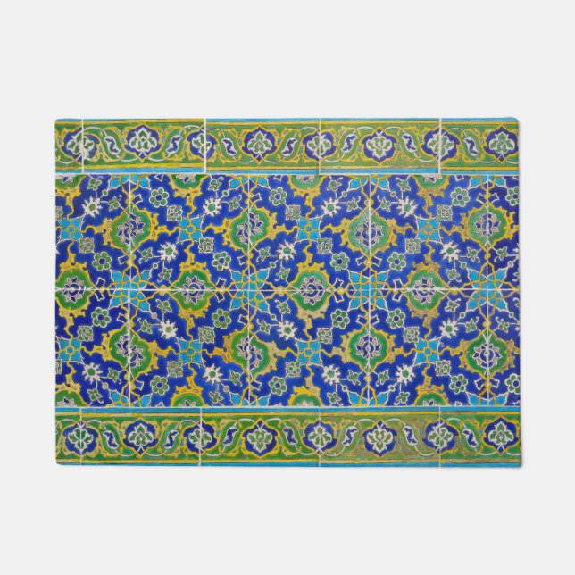 iznik Fliese Fußmatte (Vorderseite)