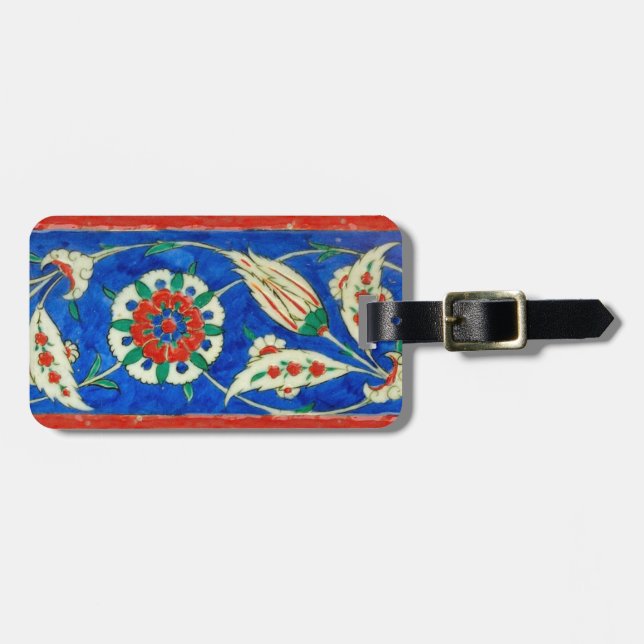 iznik Fliese Gepäckanhänger (Vorderseite horizontal)