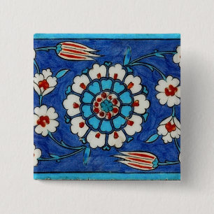 iznik Fliese Knopf Button