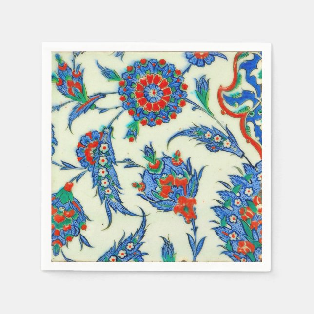Iznik-Fliese Serviette (Vorderseite)