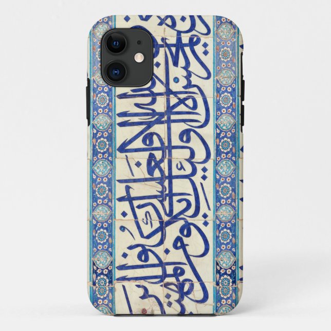 Iznik Fliesen mit islamischer Kalligraphie Case-Mate iPhone Hülle (Rückseite)