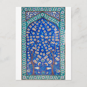 Iznik-Fliesen Postkarte