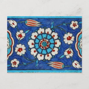 Iznik-Fliesen-Postkarte Postkarte