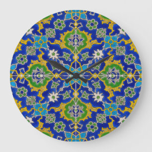 Iznik-Keramik Große Wanduhr