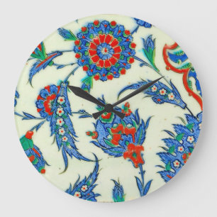 Iznik-Keramik Große Wanduhr