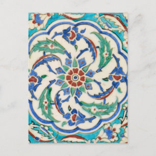 Iznik-Keramik Postkarte