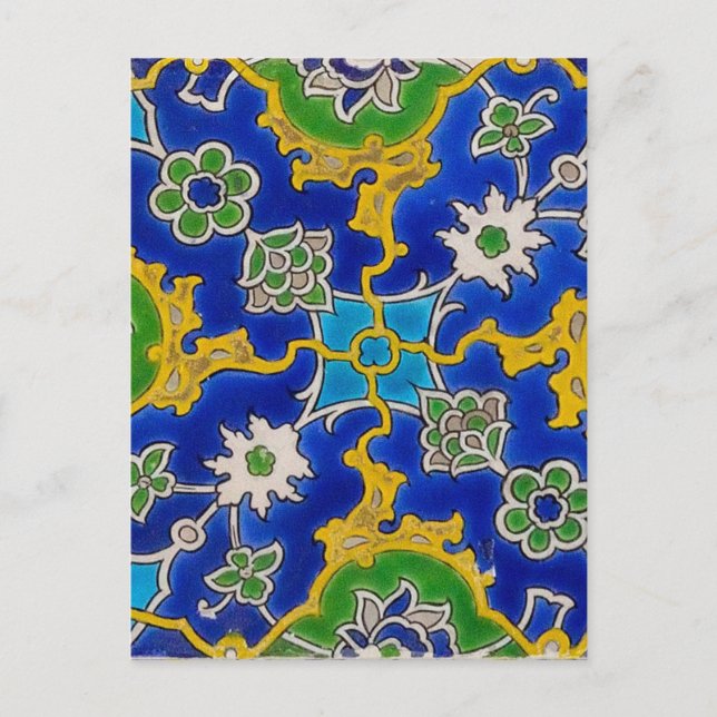Iznik-Keramik Postkarte (Vorderseite)