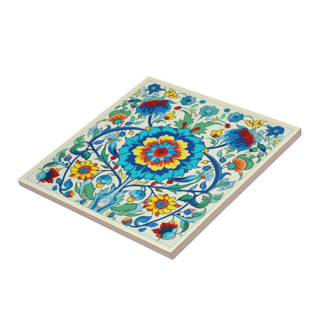 Iznik pastel Serene Garden Fliese (Seite)