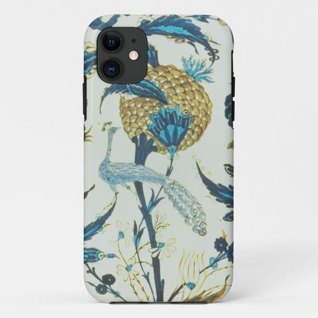 Iznik Teller, der mit einem Pfau gemalt wurde, Case-Mate iPhone Hülle (Rückseite)