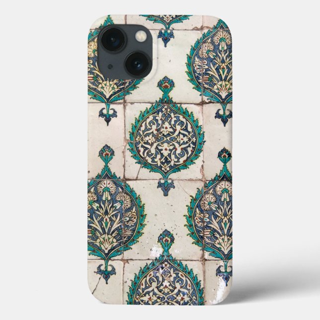 Iznik Tiles Green Case-Mate iPhone Hülle (Rückseite)