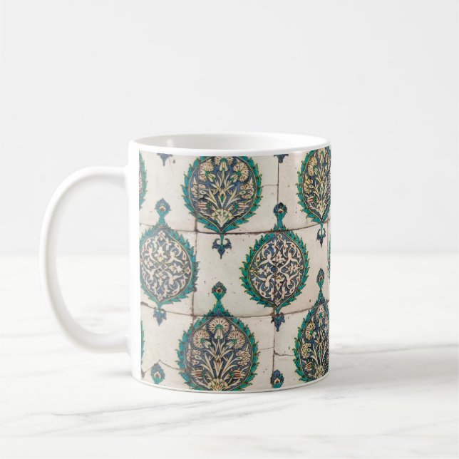 Iznik Tiles Green Kaffeetasse (Links)