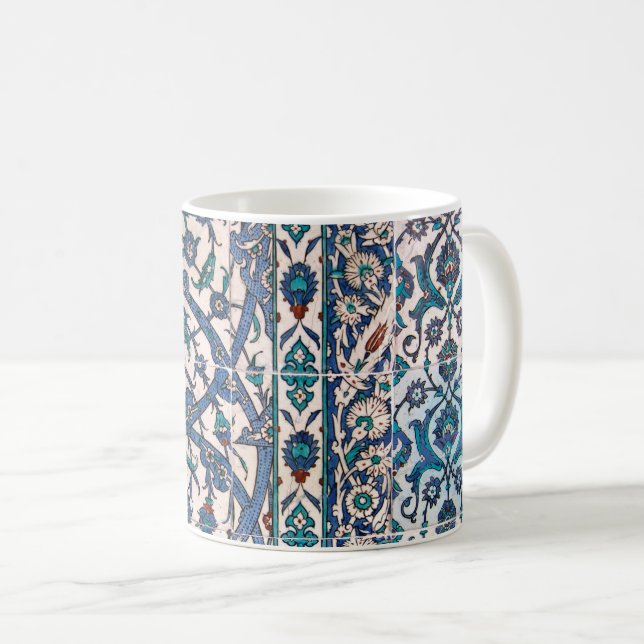 Iznik Tiles verflochten Kaffeetasse (VorderseiteRechts)