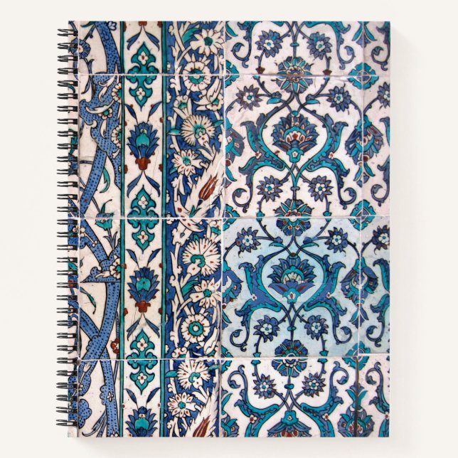 Iznik Tiles verflochten Notizbuch (Vorderseite)