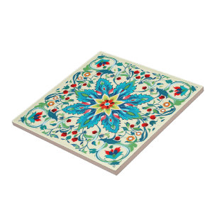 Iznik Turquoise Spring Symphony Fliese