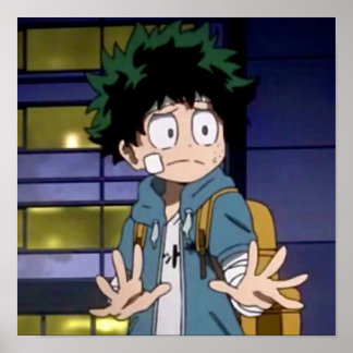 IZUKU MIDORIYA DEKU POSTER