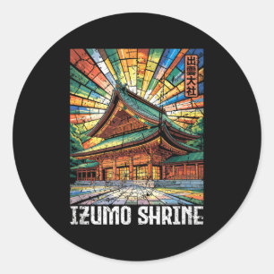Izumo-Schrein Taisha Shimane Japan Kanji Anime Sou Runder Aufkleber