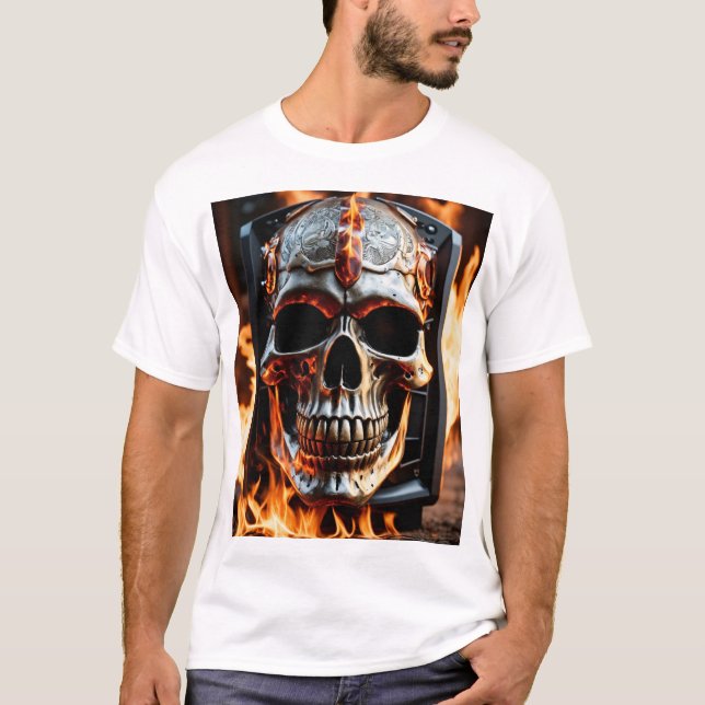 IZVARA SKULL TSHIRT (Vorderseite)